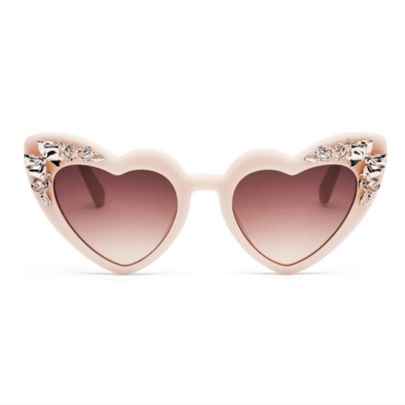 LoveShackFancy Accessories - NWT LOVESHACKFANCY AMALIA SUNGLASSES IN GOLDEN PEACH Love Shack Fancy